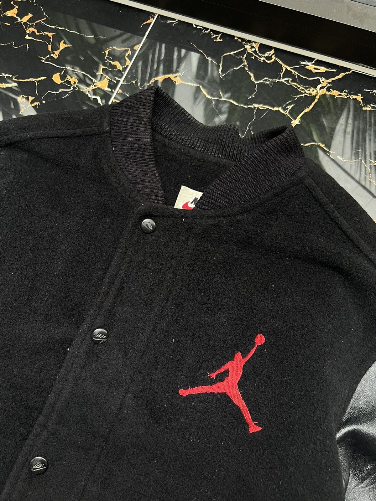 NIKE AIR JORDAN leather jacket　90年代レトロ birthdeath | -New Arrival- 90's NIKE Air Jordan “Flight