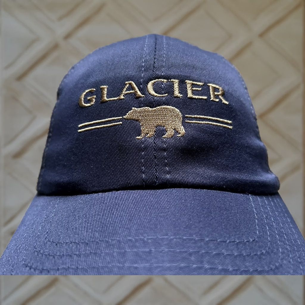 Vintage VINTAGE Glacier National Park Hat Adjustable Navy Bear Embroidered Size US M / EU 48-50 / 2 - 1 Thumbnail