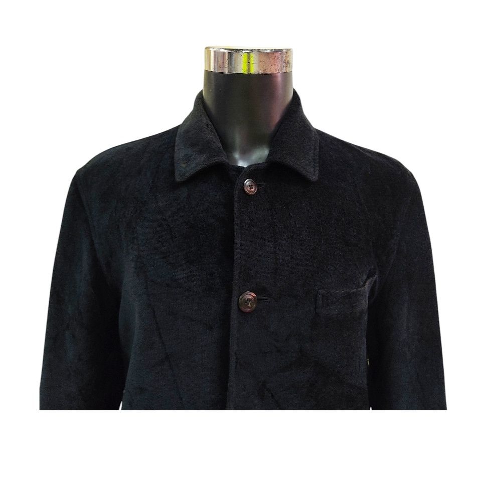 Burberry Vintage Burberry Rayon Corduroy Button Up Blazer Jacket Size US XL / EU 56 / 4 - 5 Thumbnail