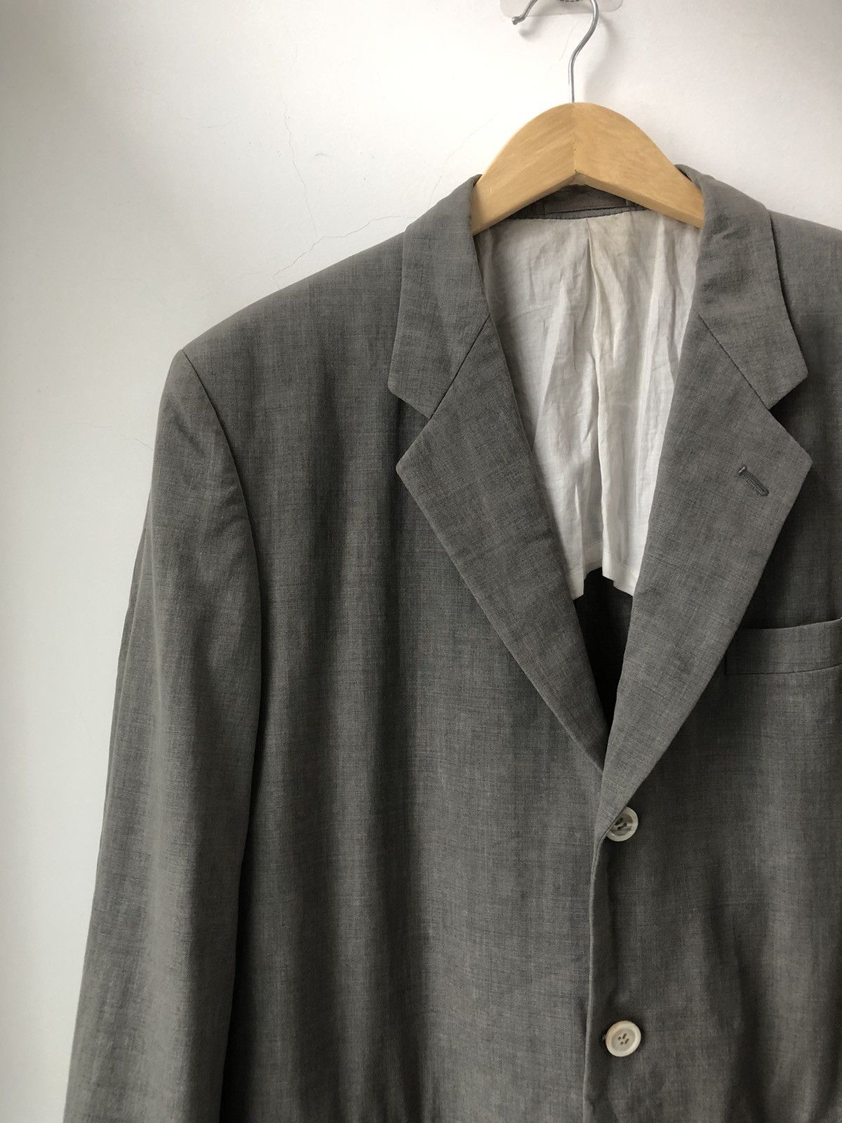 Comme des Garcons × Comme des Garcons Homme × Comme des Garcons Homme Plus Vintage wool blazer Size 44L - 2 Thumbnail