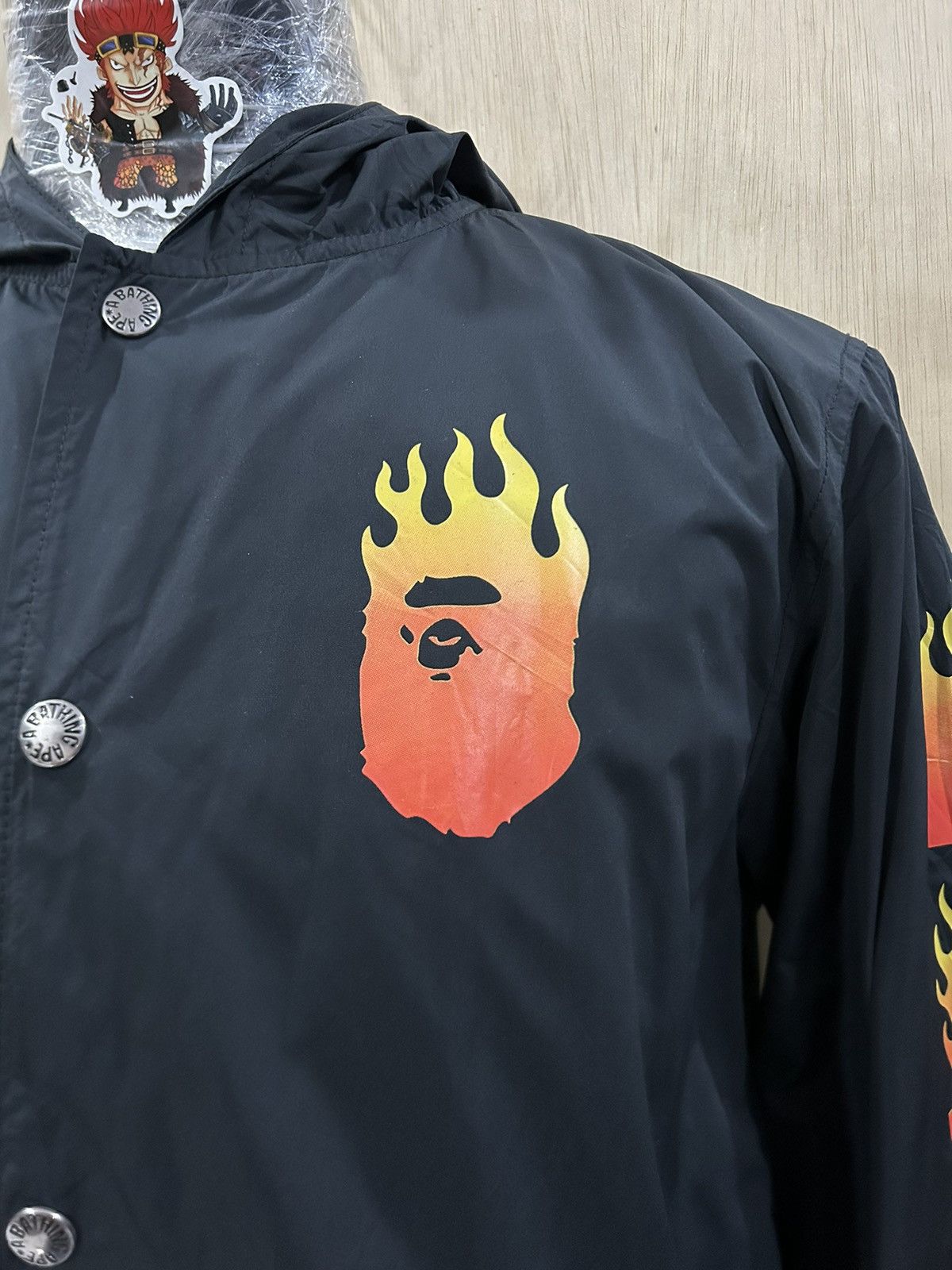 Bape BAPE Flame Hoodie Coach Jacket Size US M / EU 48-50 / 2 - 2 Thumbnail
