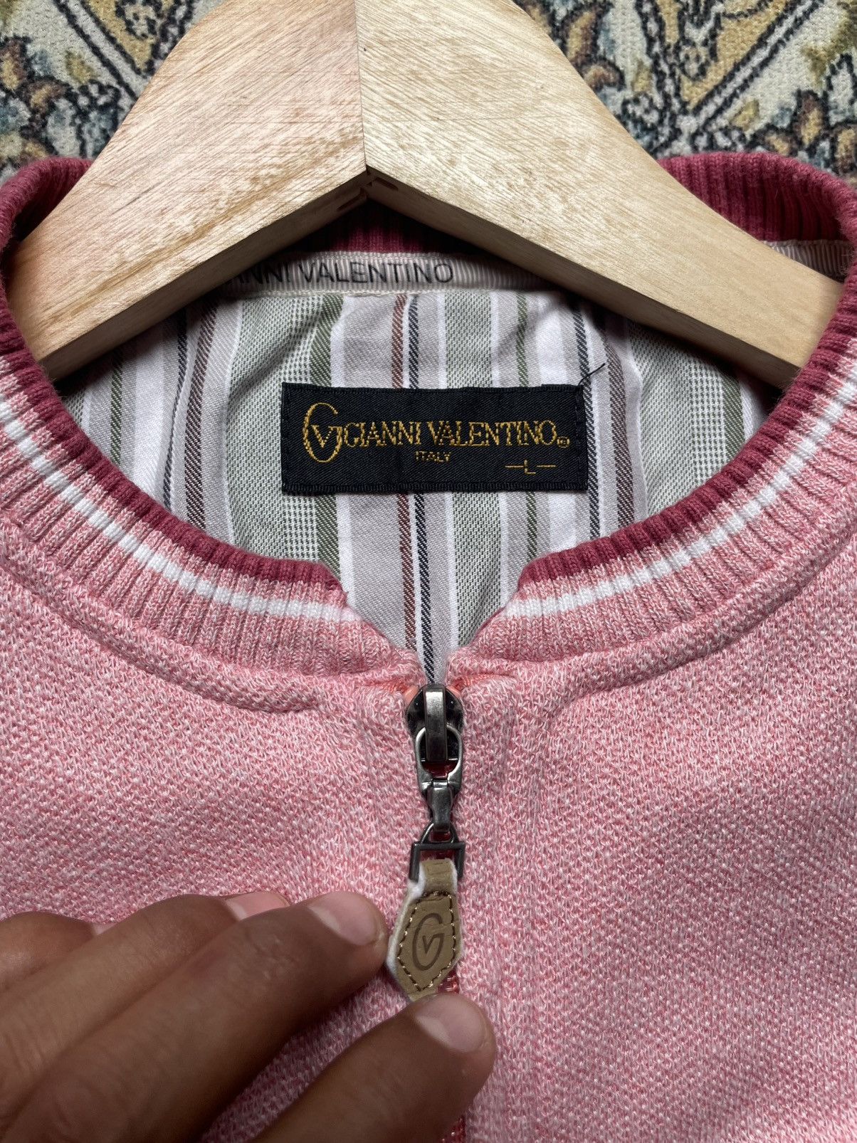 Gianni Valentino Giani Valentino x Quarter Zipper Size US L / EU 52-54 / 3 - 4 Thumbnail
