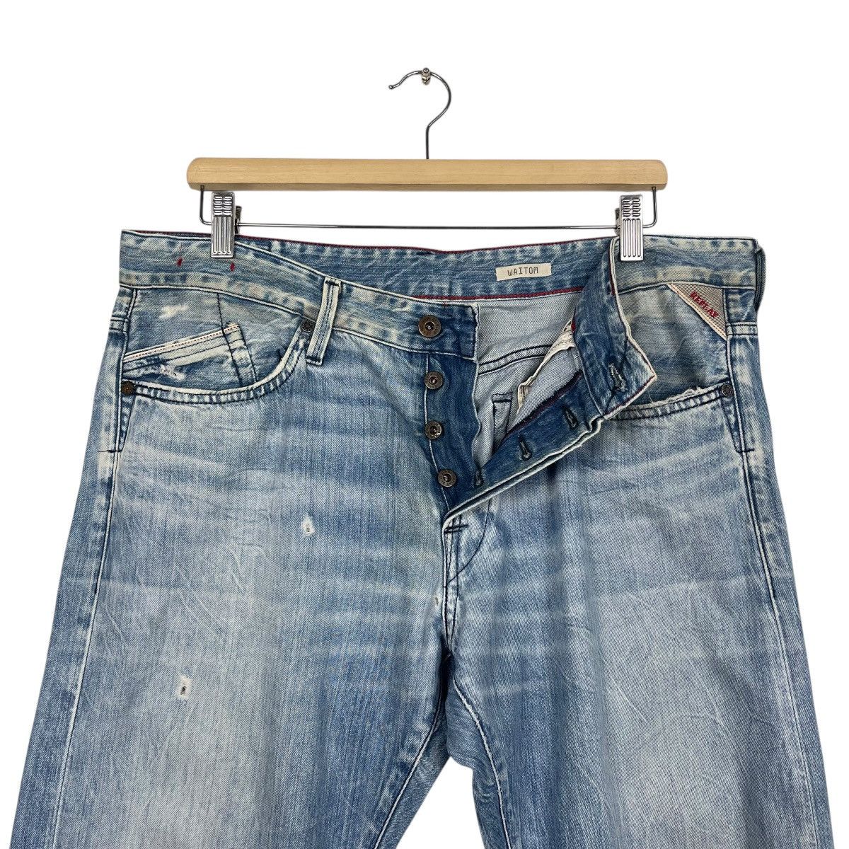 Replay Replay Distressed Zipper Fly Jeans W 36 Size US 36 / EU 52 - 9 Thumbnail