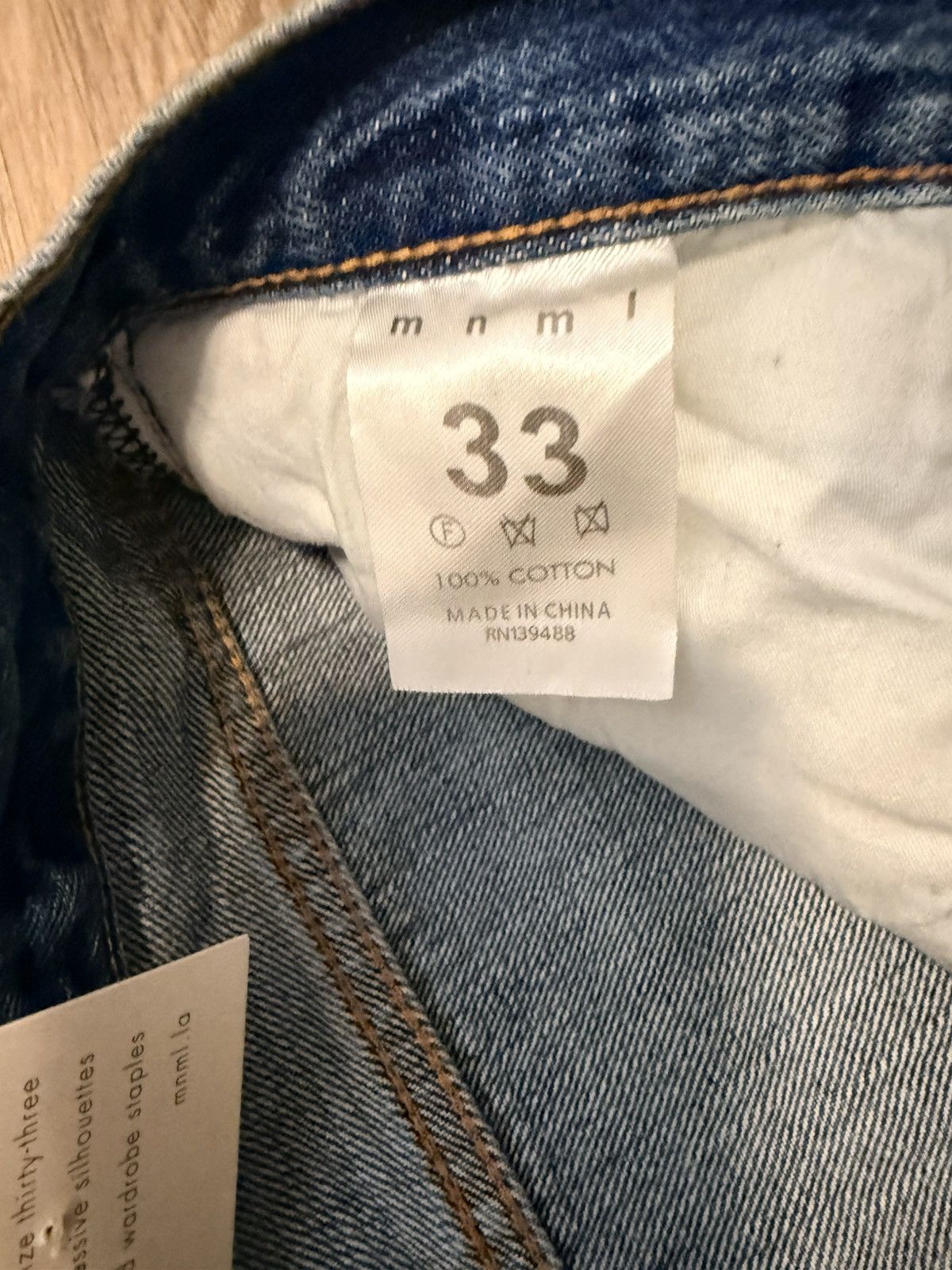 MNML MNML flared blue denim (new w/ tags!) Size US 33 - 5 Thumbnail