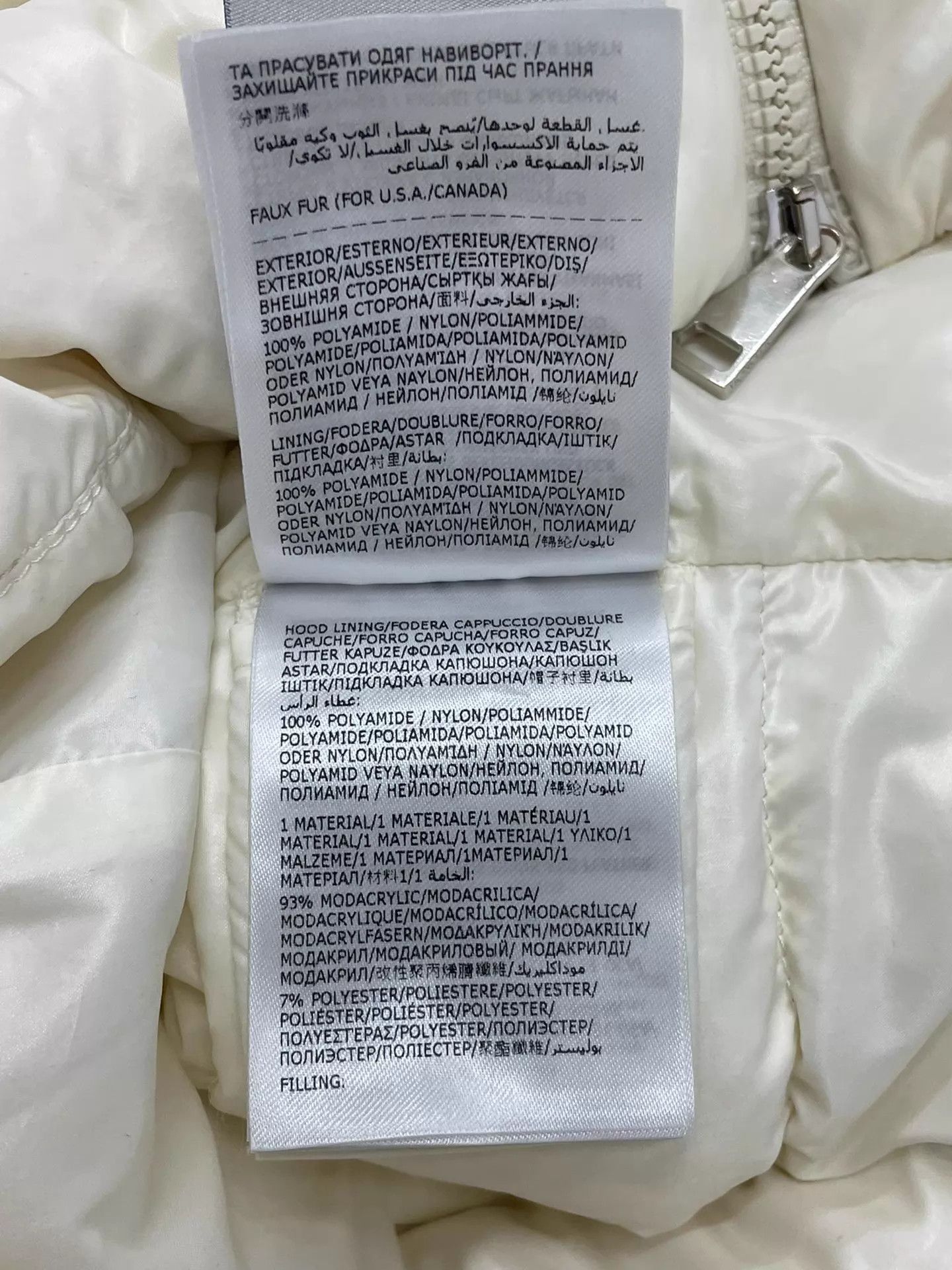 Moncler Moncler Badyfur White Fox Fur Trim Detach Hood 3 Size M / US 6-8 / IT 42-44 - 7 Thumbnail