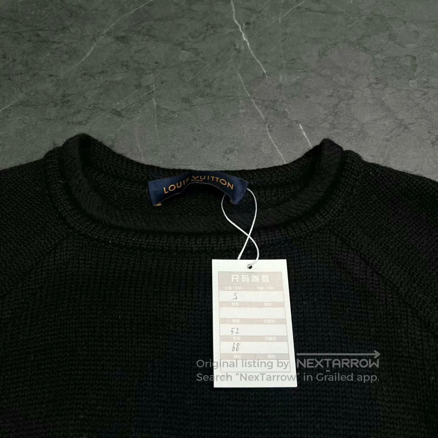 Louis Vuitton louis vuitton piano key sweater in black. Size US S / EU 44-46 / 1 - 3 Thumbnail