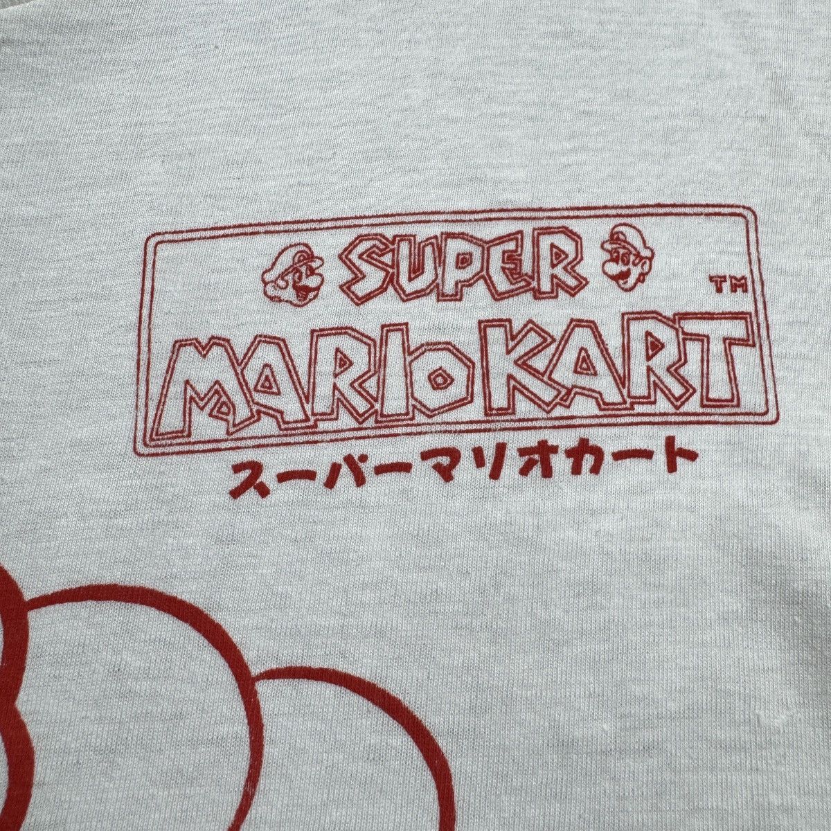 Nintendo Vintage 1992 Super Mario Kart video game Promo tee 90s Size US M / EU 48-50 / 2 - 3 Thumbnail