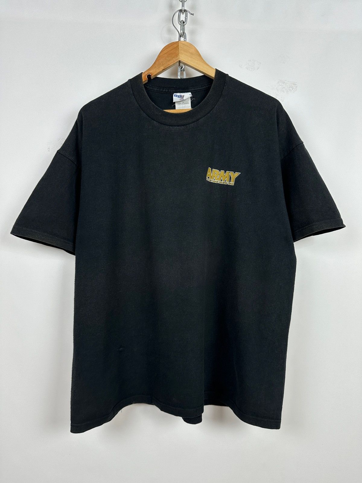 NASCAR Vintage Tony Schumacher US Army Drag Racing NHRA T-Shirt Size US XL / EU 56 / 4 - 2 Thumbnail