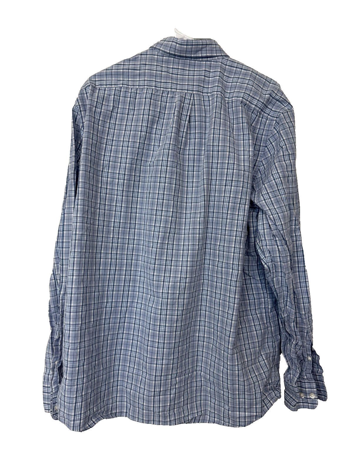 Other Goodthreads Blue Plaid Slim Button Down Shirt Mens 2XL Size US XXL / EU 58 / 5 - 3 Thumbnail