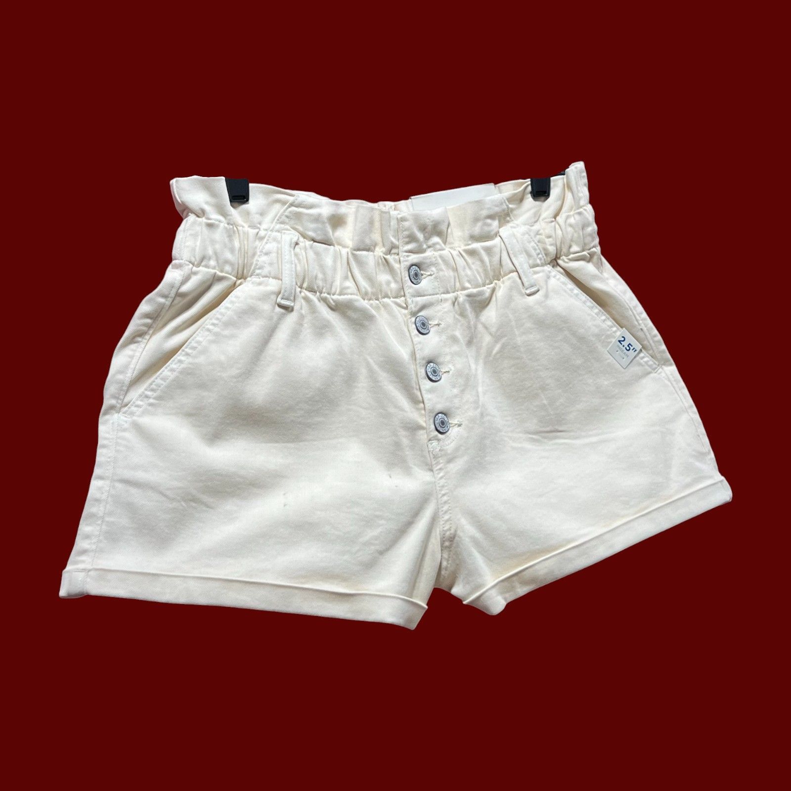 Arizona Jean Co. Arizona - Women's High Rise Denim Short - Beige - 13 Size 30" / US 8 / IT 44 - 14 Thumbnail