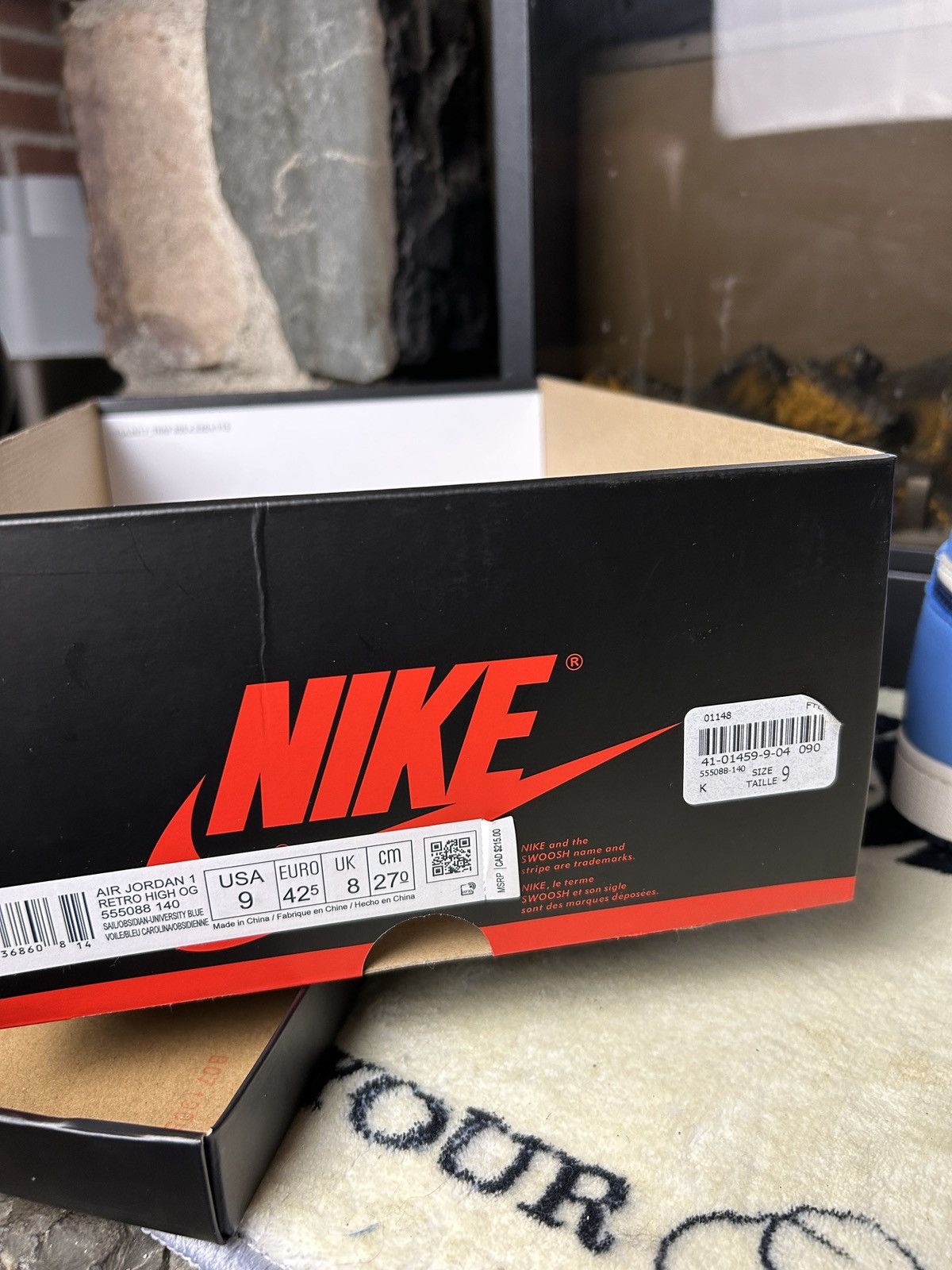Jordan Brand Jordan 1 bred toe Size US 9 / EU 42 - 4 Thumbnail