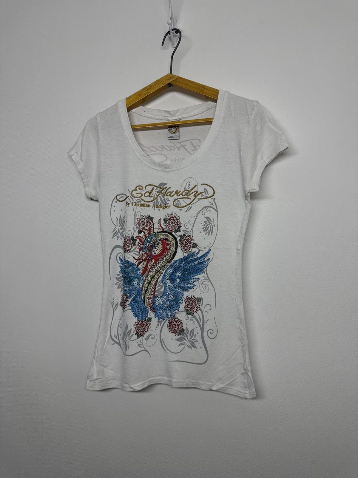 Ed Hardy Y2K Ed Hardy By Christian Audigier T-Shirt Size M / US 6-8 / IT 42-44 - 5 Thumbnail