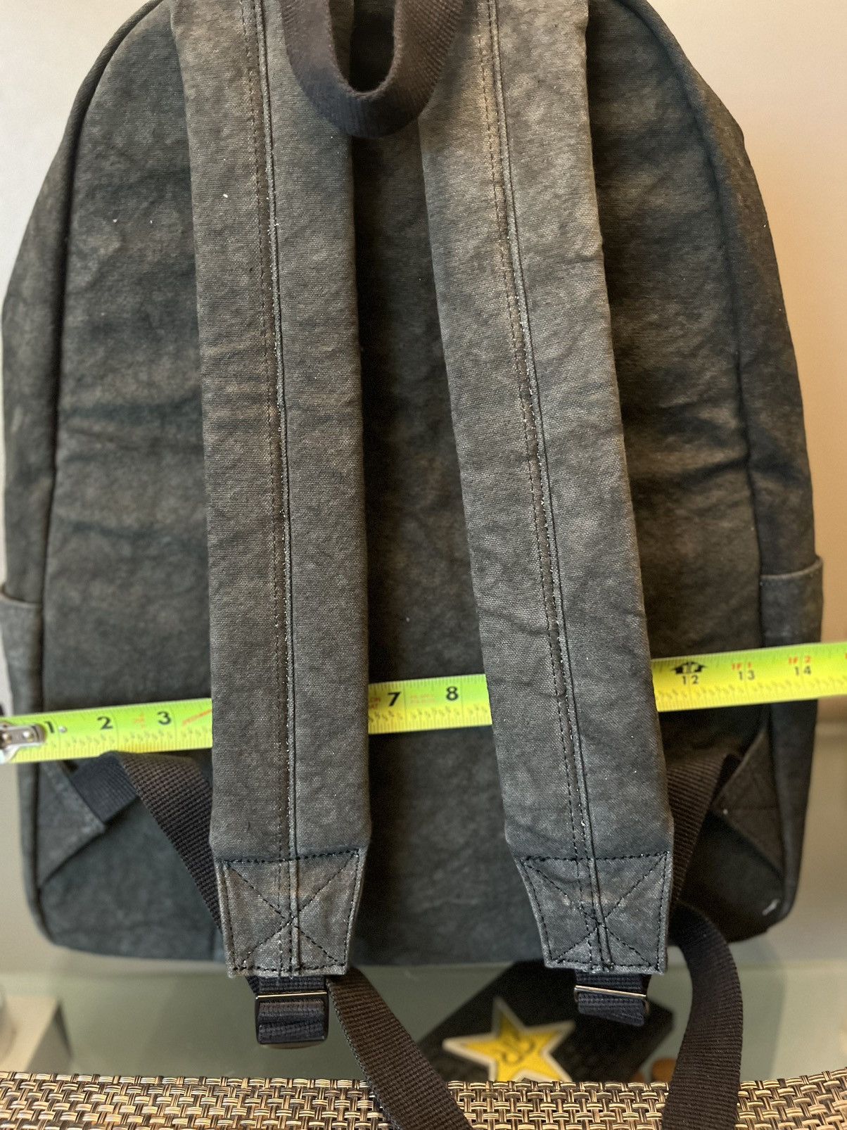 Stussy NEW 2023 summer Stussy canvas backpack washed black bag Size ONE SIZE - 8 Thumbnail