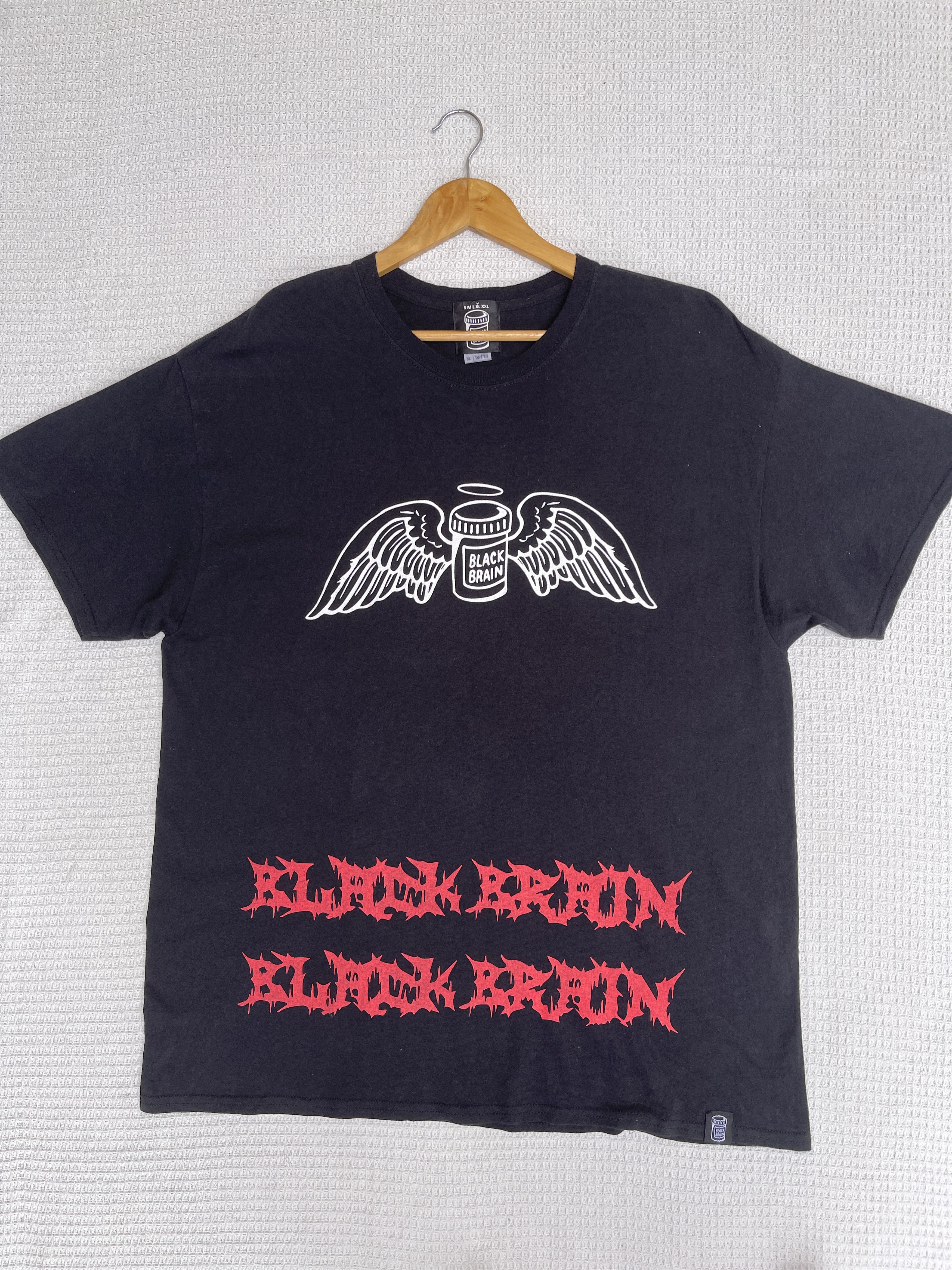 Brain Dead × Vintage Last Drop🔥Rare🔥Black Brain T-Shirt Size US XL / EU 56 / 4 - 9 Thumbnail