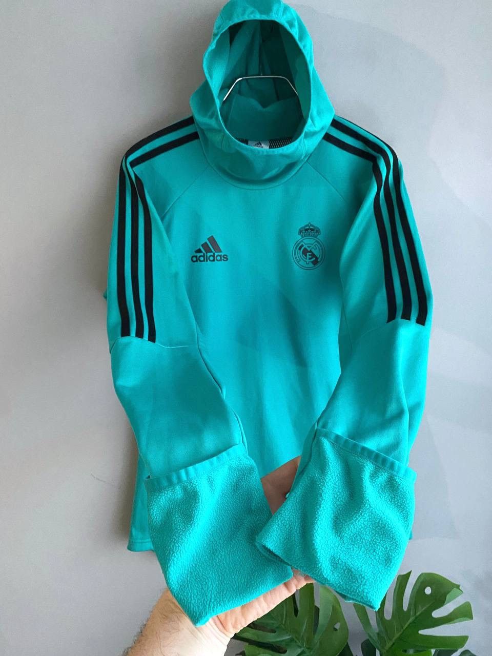 Adidas FC Real Madrid 2017/18 Warm Top Training Long Sleeve Size S Size US S / EU 44-46 / 1 - 7 Thumbnail