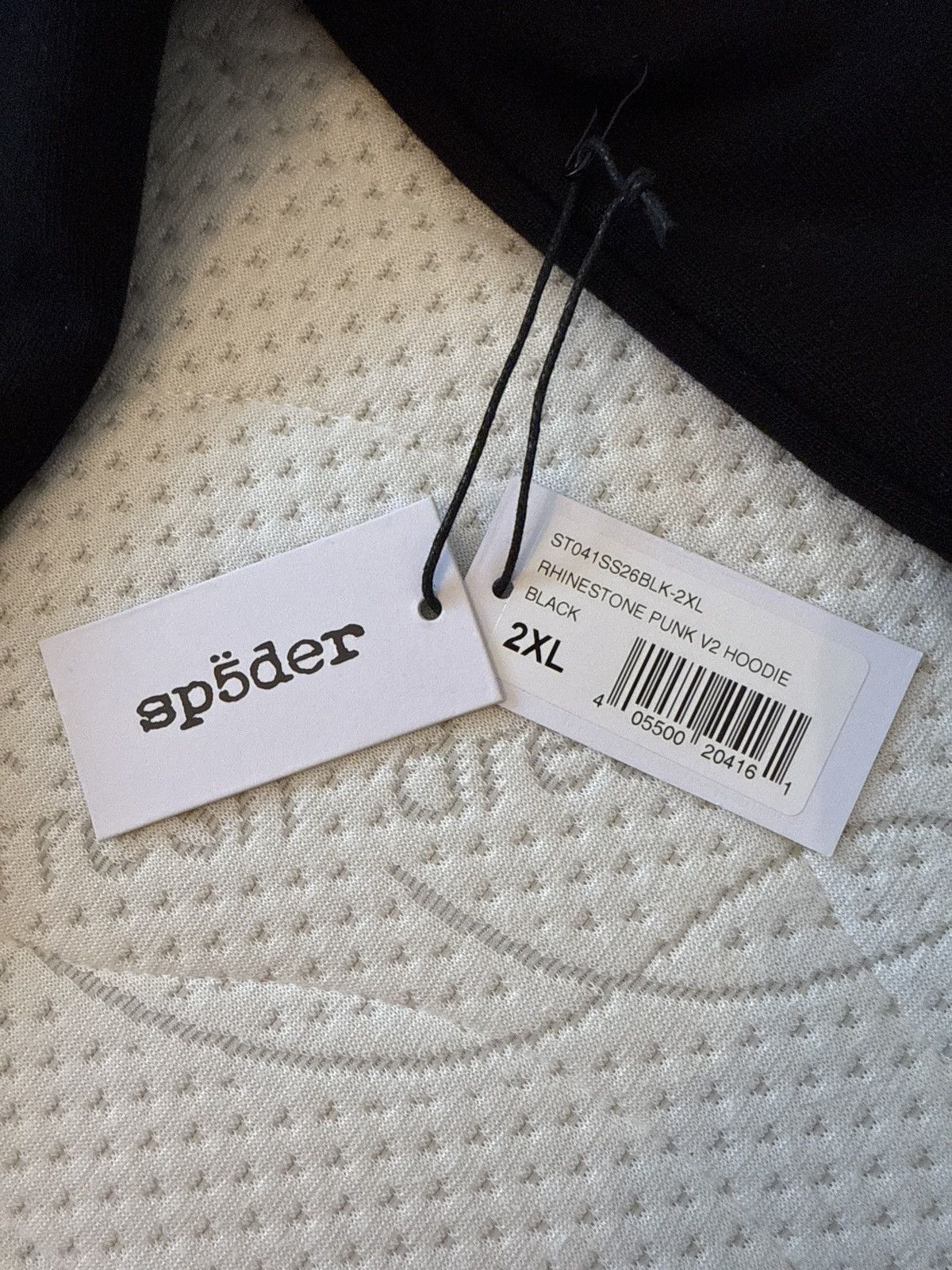 Sp5der Sp5der RHINESTONE PUNK V2 Hoodie Size US XXL / EU 58 / 5 - 7 Thumbnail