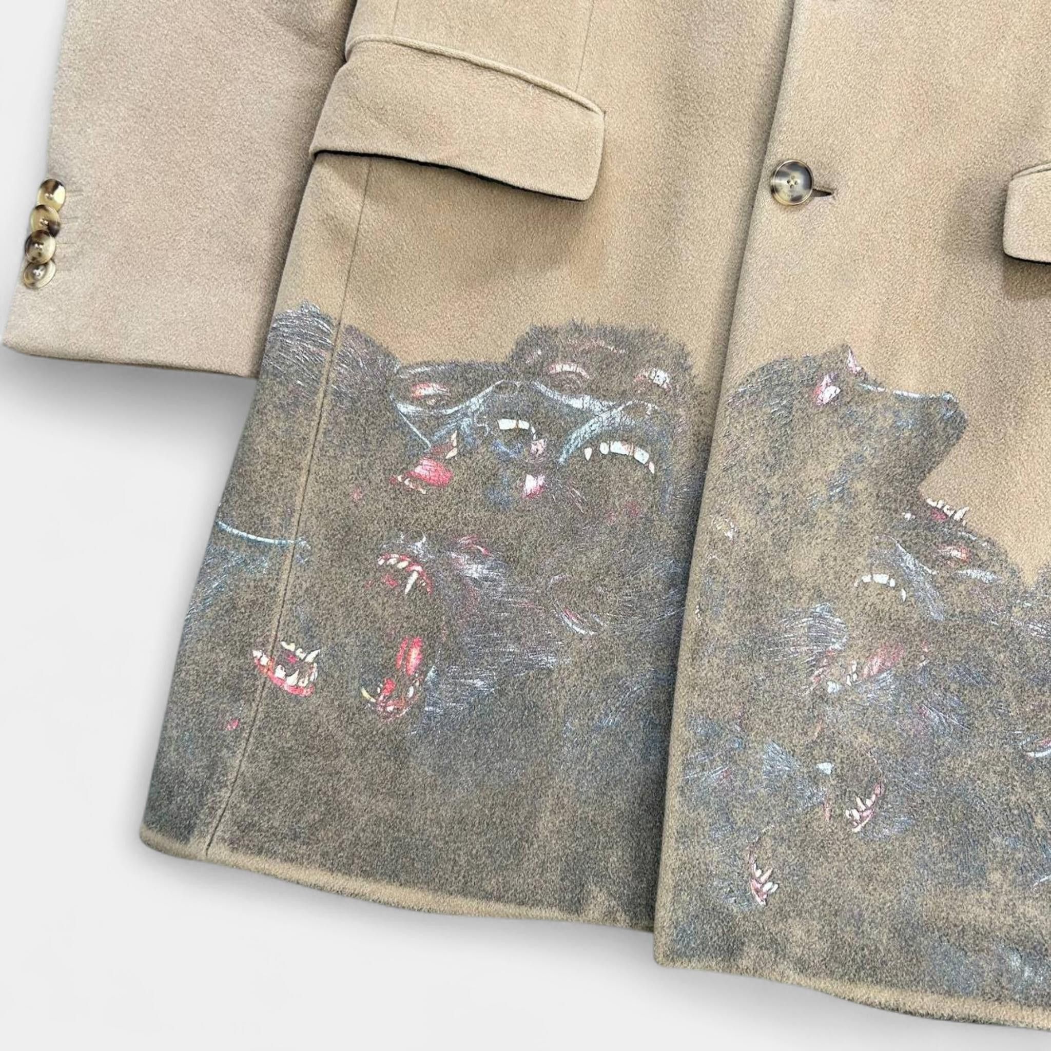 Givenchy Givenchy FW16 Screaming Monkeys Woven Coat Size US M / EU 48-50 / 2 - 3 Thumbnail