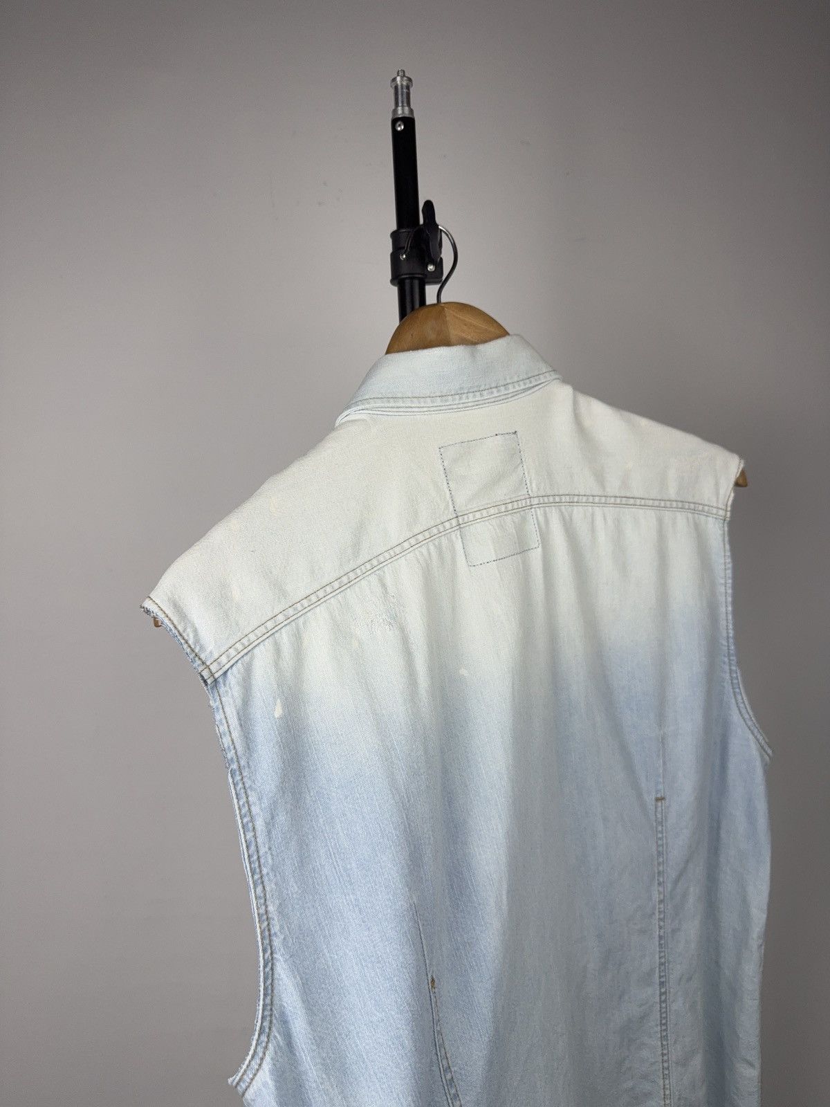 G-Star 00s G-Star RAW Western Sleeveless Light Wash Denim Shirt S Size US S / EU 44-46 / 1 - 12 Thumbnail