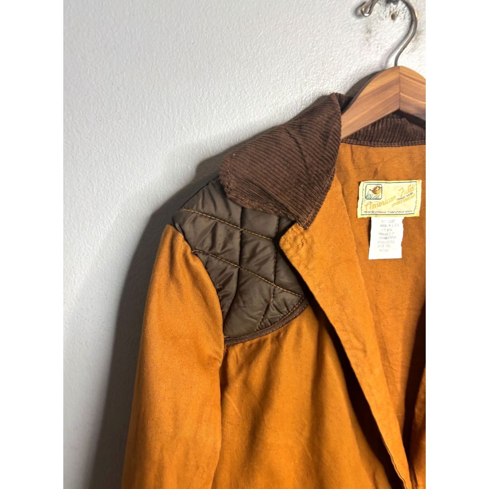 Vintage VINTAGE American Field Duck Canvas Field Jacket 70s Hunting Coat Size L Beige Mens Size US L / EU 52-54 / 3 - 2 Thumbnail