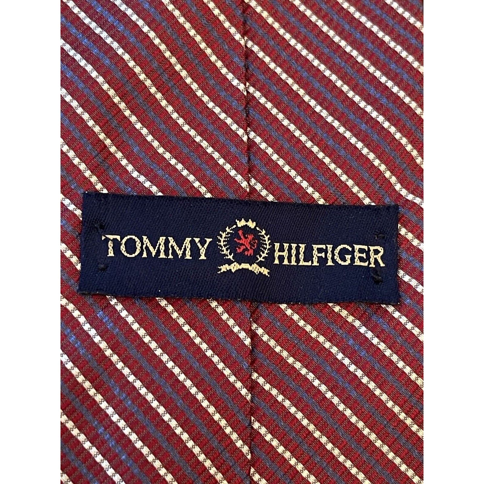 Tommy Hilfiger Tommy Hilfiger 100% Imported Silk Men’s Neck Tie Made In Usa Size ONE SIZE - 8 Thumbnail