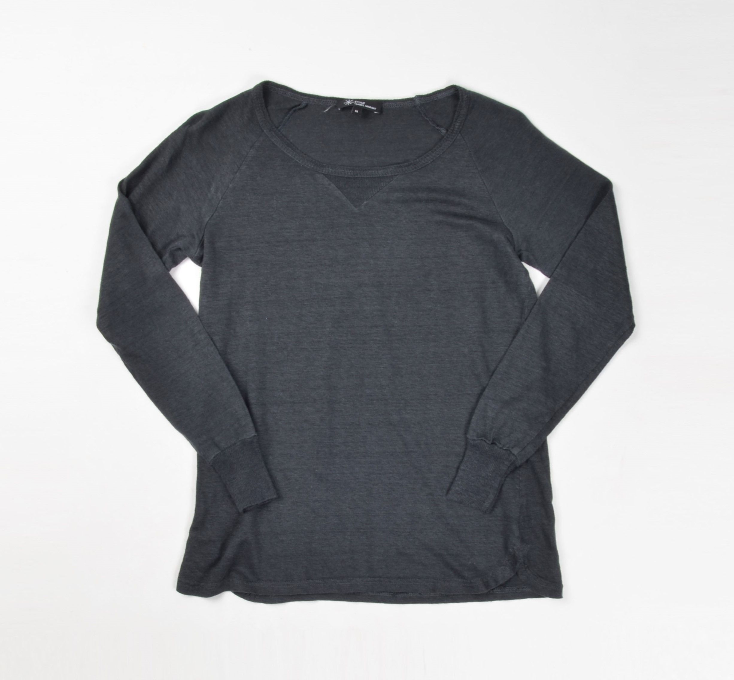 Isabel Marant Isabel Marant Etoile 100% Linen Gray Long Sleeve Top Size M / US 6-8 / IT 42-44 - 4 Thumbnail