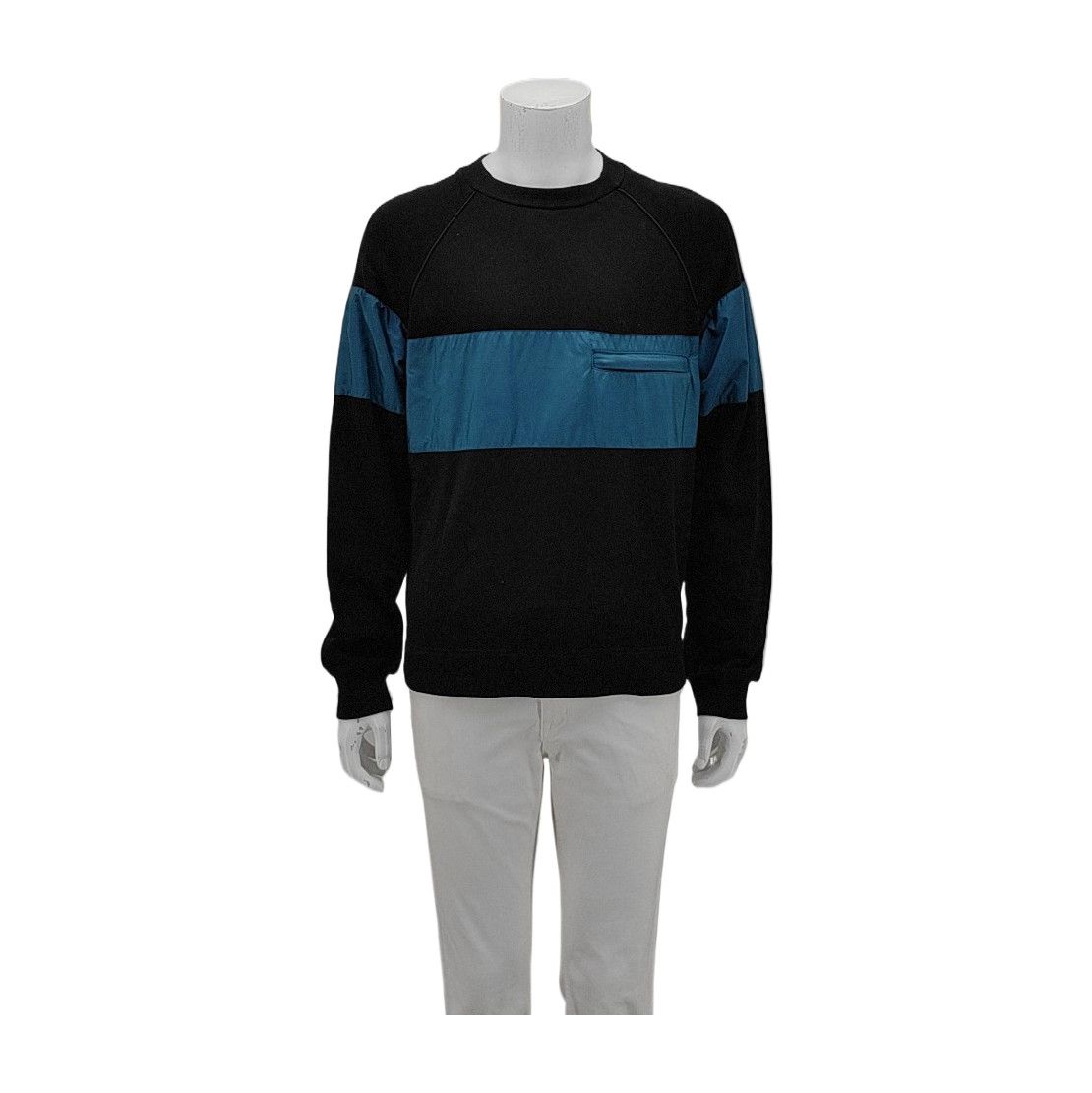Prada Prada Blue Panel Pocket Sweatshirt L Size US L / EU 52-54 / 3 - 1 Thumbnail