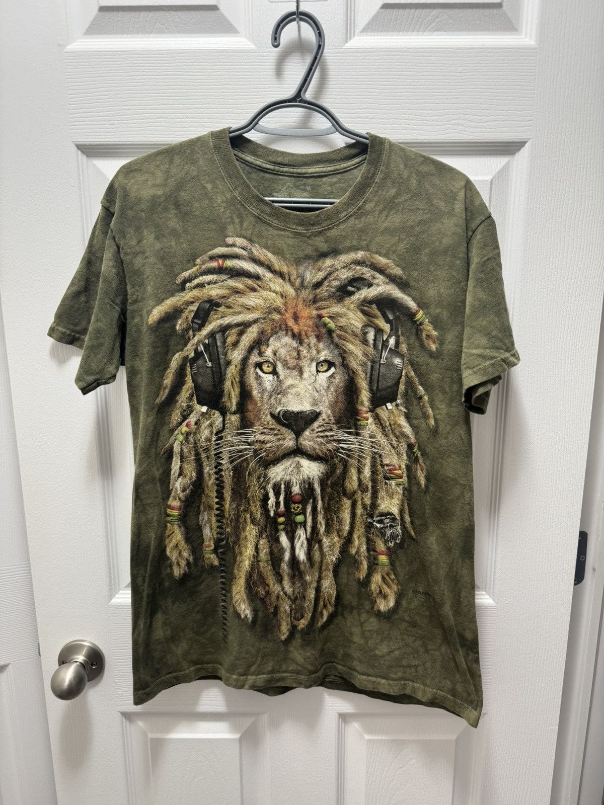 The Mountain × Vintage 2011 Vintage The Mountain Gamer Rasta Lion Manimals Funny Size US M / EU 48-50 / 2 - 1 Thumbnail