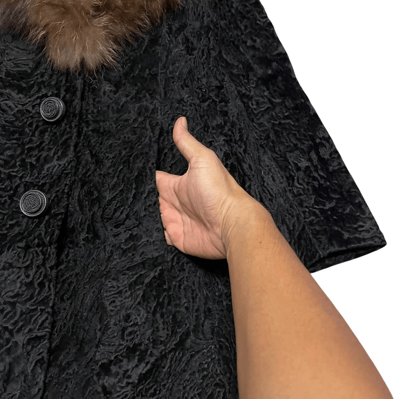 Japanese Brand Rare🔥 Rotiny Fur Long Coat lgb Ifsixwasnine hysterics Size M / US 6-8 / IT 42-44 - 6 Thumbnail