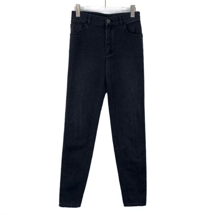 Chanel Chanel Black Tweed Side Denim Pants Size 36" / US 14 / IT 50 - 1 Thumbnail