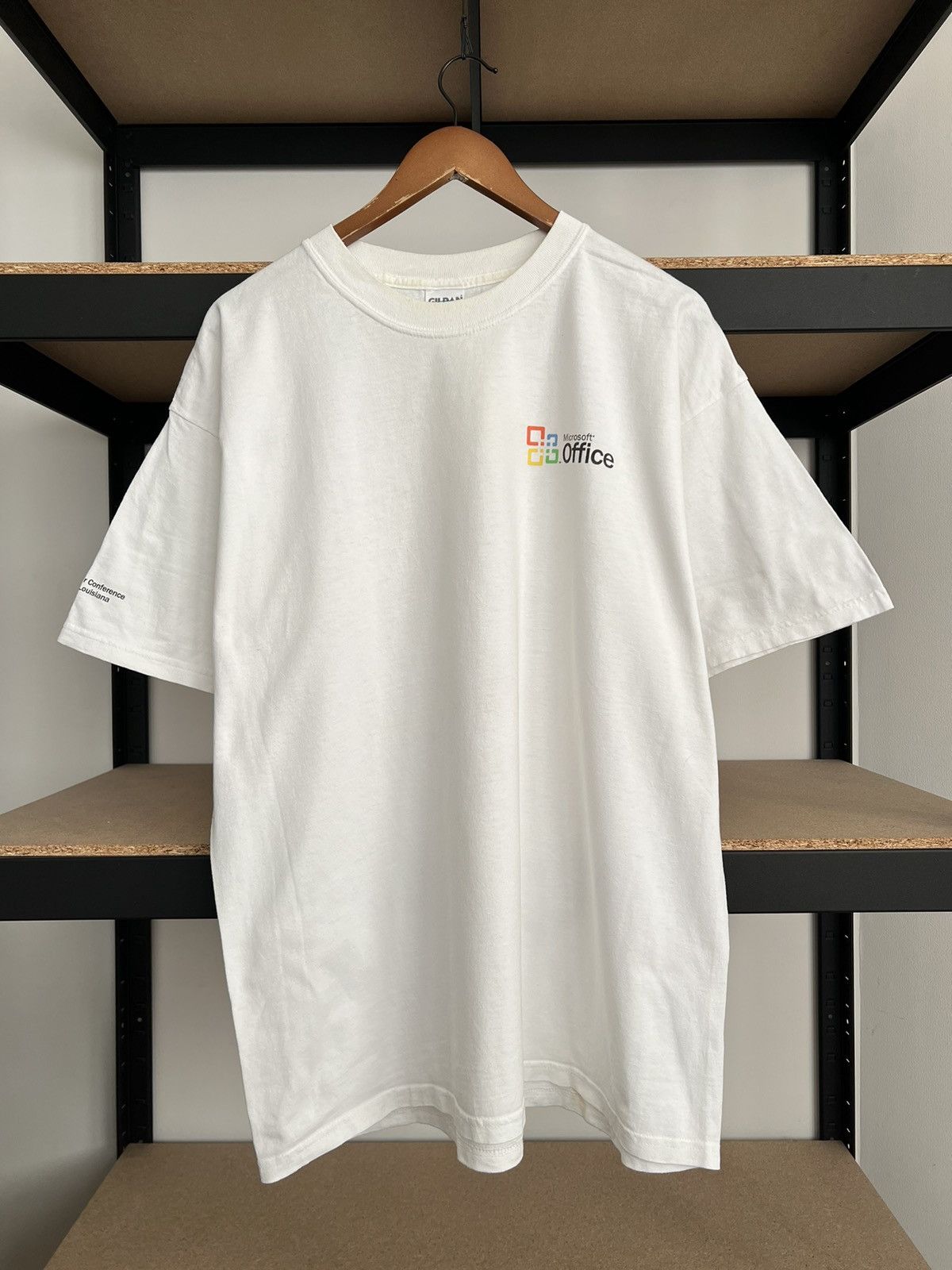 Microsoft Vintage 2003 Microsoft Office Technology Promo T-shirt Size US XL / EU 56 / 4 - 1 Thumbnail