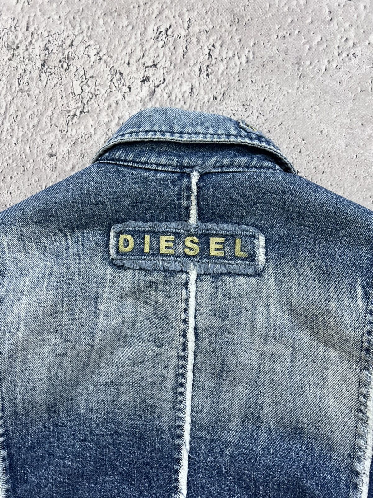 Diesel diesel bomber jacket vintage style old money denim racer Size US M / EU 48-50 / 2 - 13 Thumbnail
