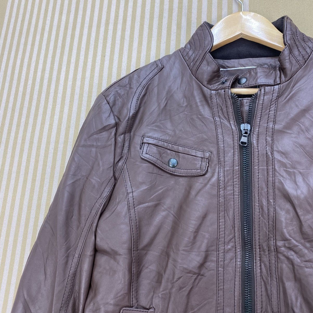 Vintage 🫶Vintage Vespa Genuinne Real Leather Jacket Size US M / EU 48-50 / 2 - 3 Thumbnail