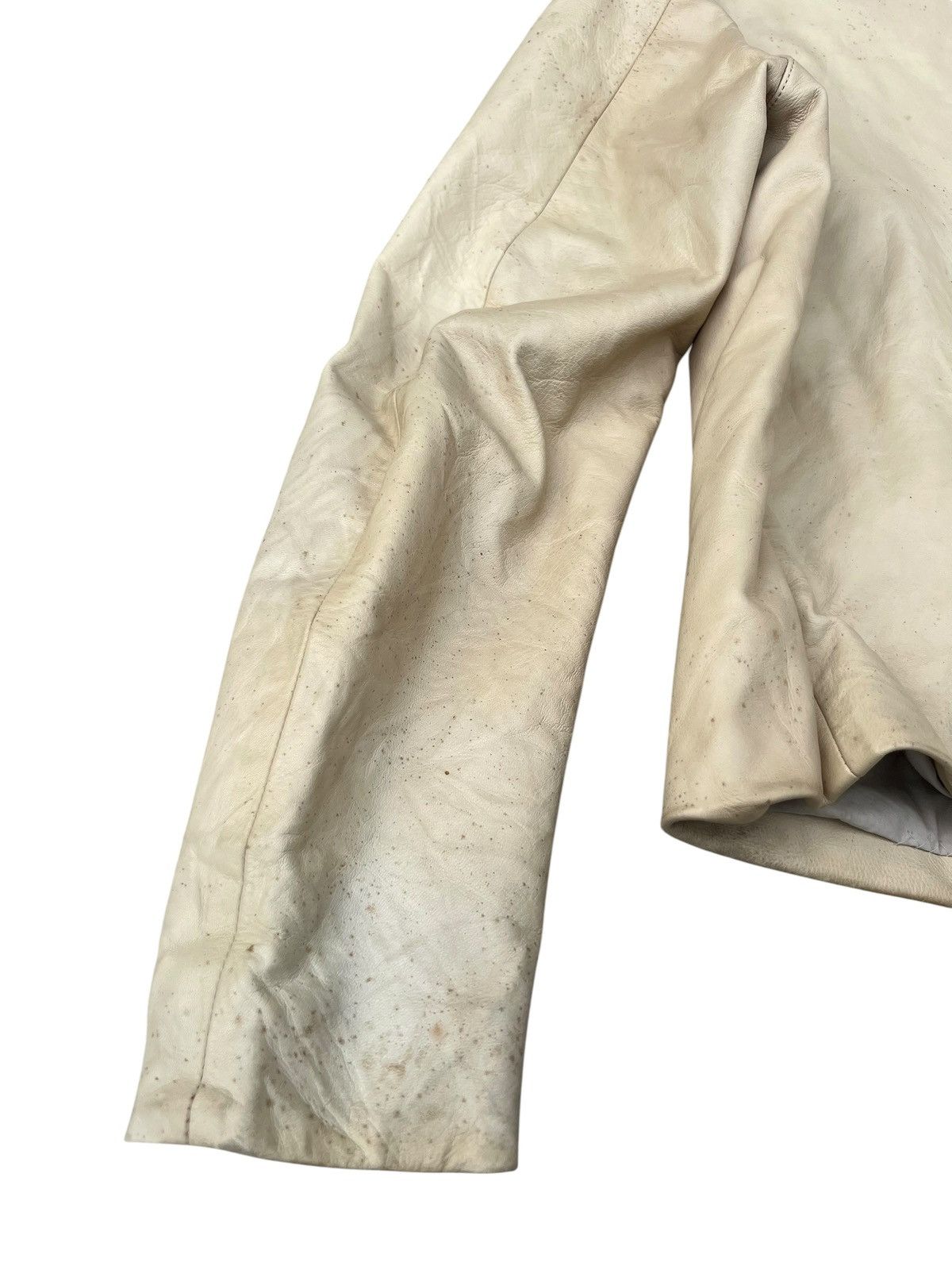 Leather VTG Max Fritz Japan Dirty Patina Cow Leather Racer Jacket Size US M / EU 48-50 / 2 - 24 Thumbnail