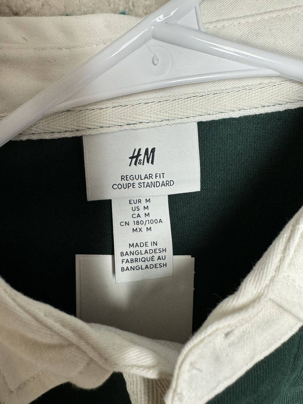 H&M H&M Long Sleeve Polo Green Size US M / EU 48-50 / 2 - 3 Thumbnail