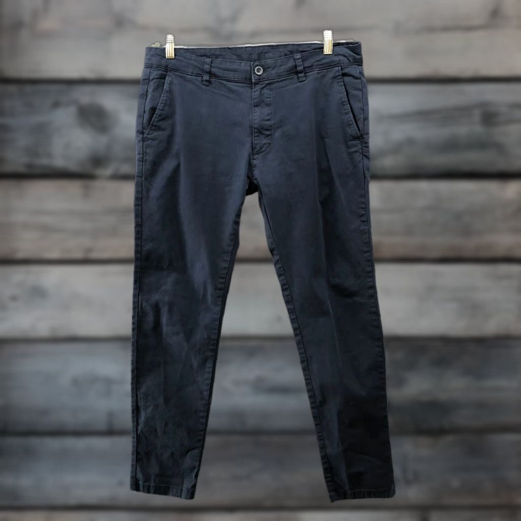 Zara VINTAGE Zara Men Dress Pants Gray Silk Cotton Reflective Slim Fit  Straight Leg Size 31 x 34 | Grailed
