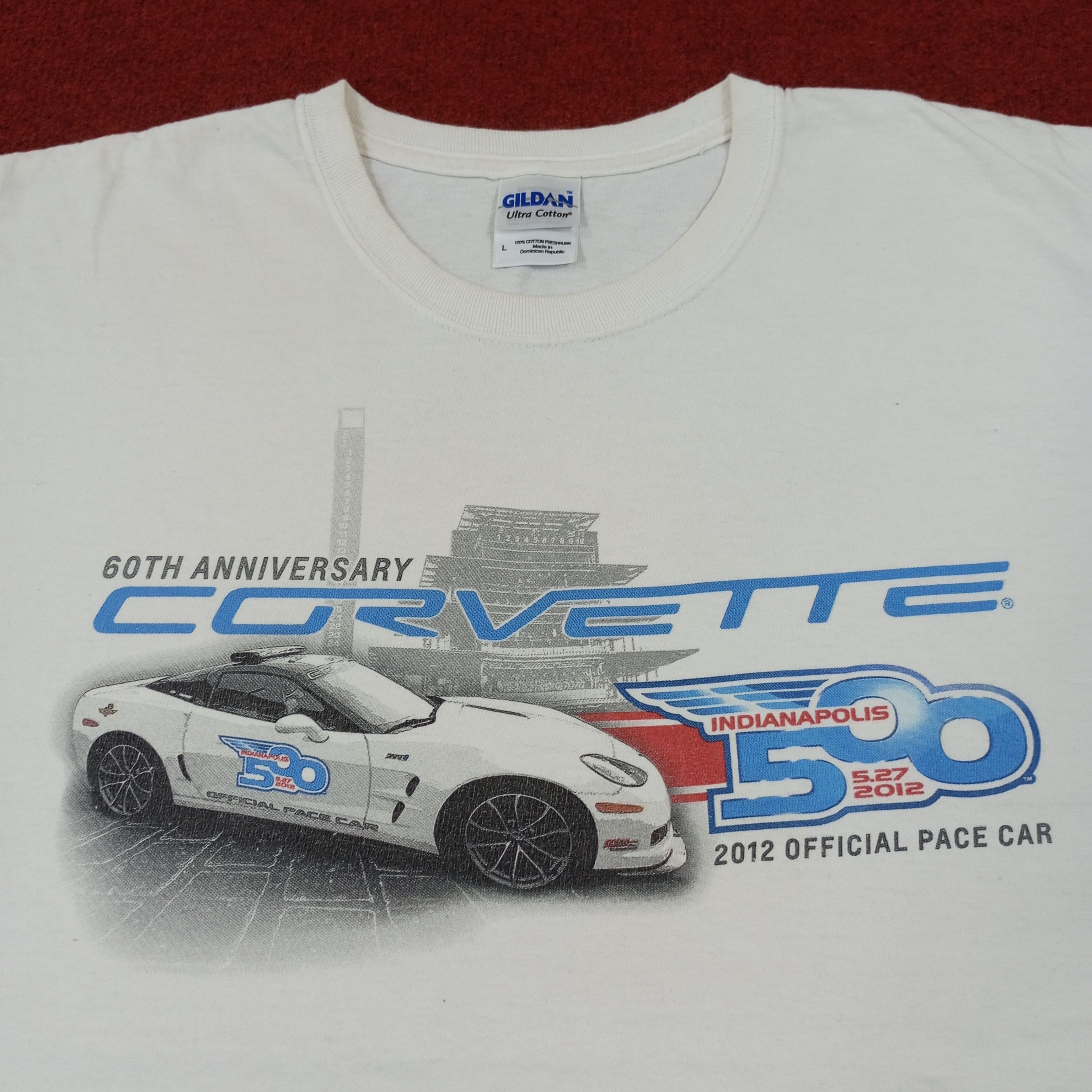 Vintage Corvette Indianapolis 60th Anniversary Tshirt Size US L / EU 52-54 / 3 - 2 Thumbnail