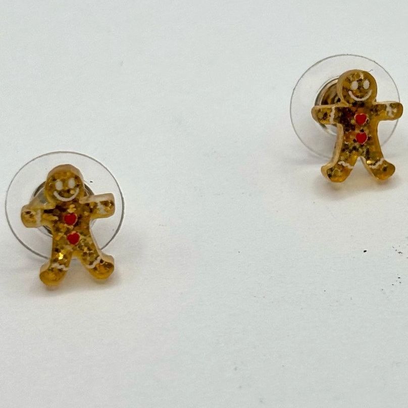 Other Gold Gingerbread Earrings Size ONE SIZE - 2 Thumbnail