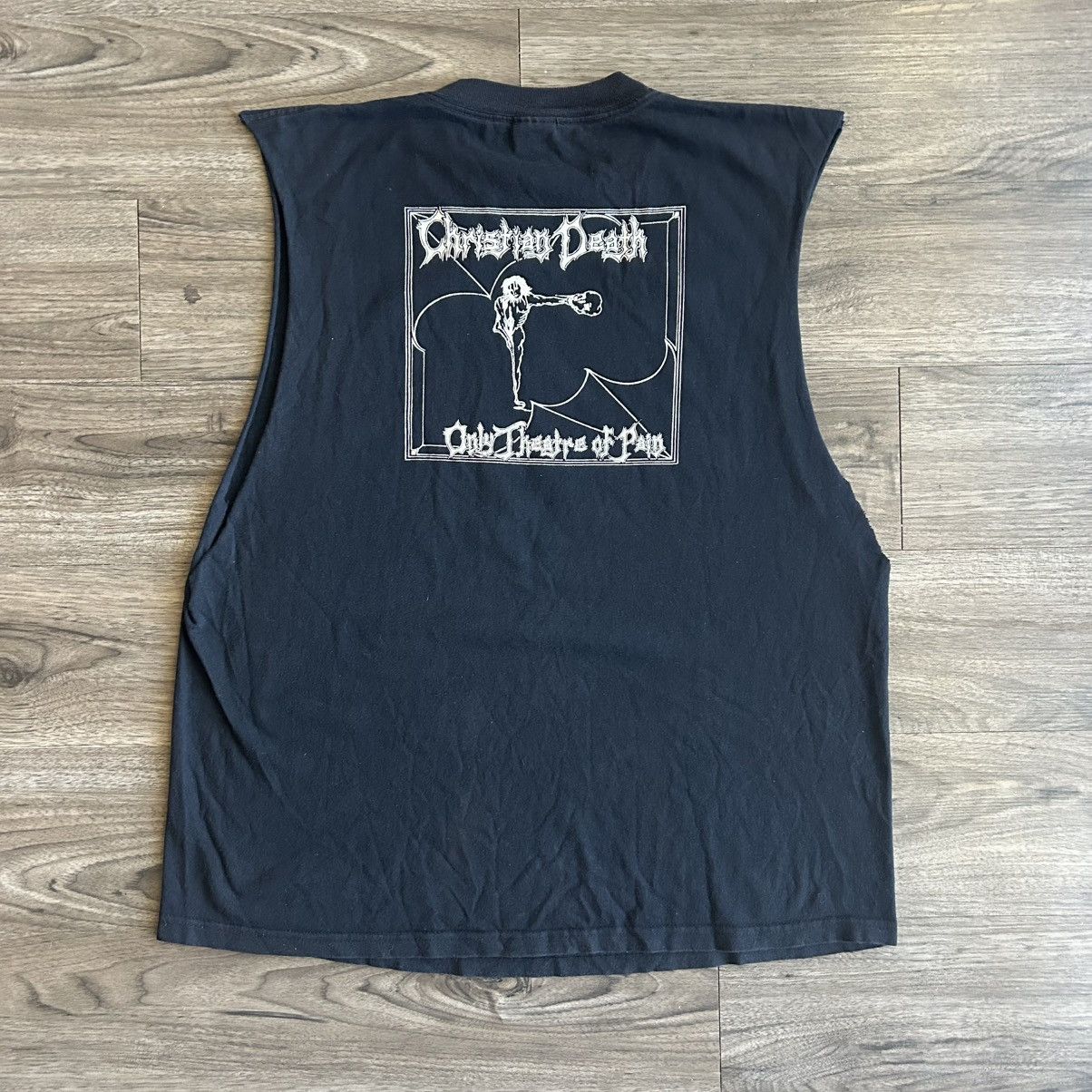 Band Tees 90s Vintage RARE Christian Death Theatre Of Hate Band Tee XL Size US XL / EU 56 / 4 - 5 Thumbnail