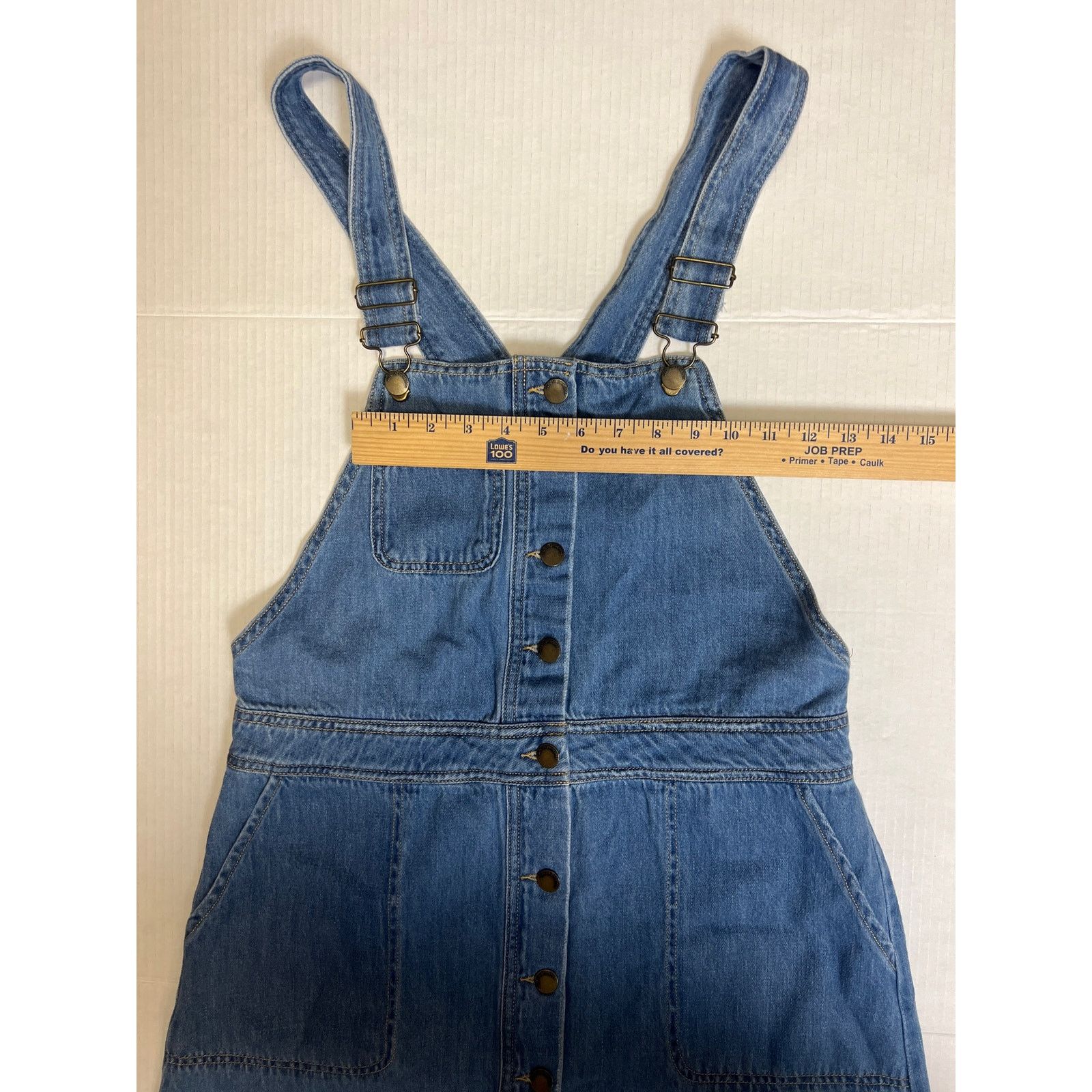 Other Life in Progress overall denim dress size Large Size 30" / US 8 / IT 44 - 10 Thumbnail