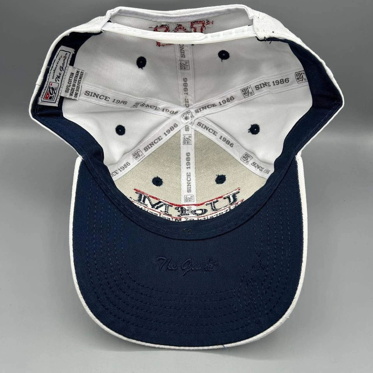 The Game Vintage Ole Miss Rebels Hat Men NCAA Snap Back Cotton Size ONE SIZE - 2 Thumbnail