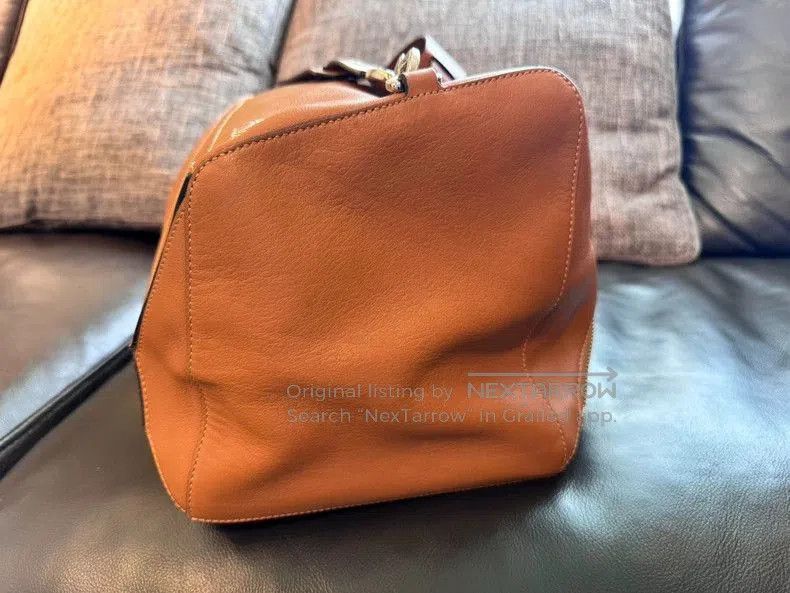 Loewe large geometric puzzle bag in caramel. Size ONE SIZE - 2 Thumbnail