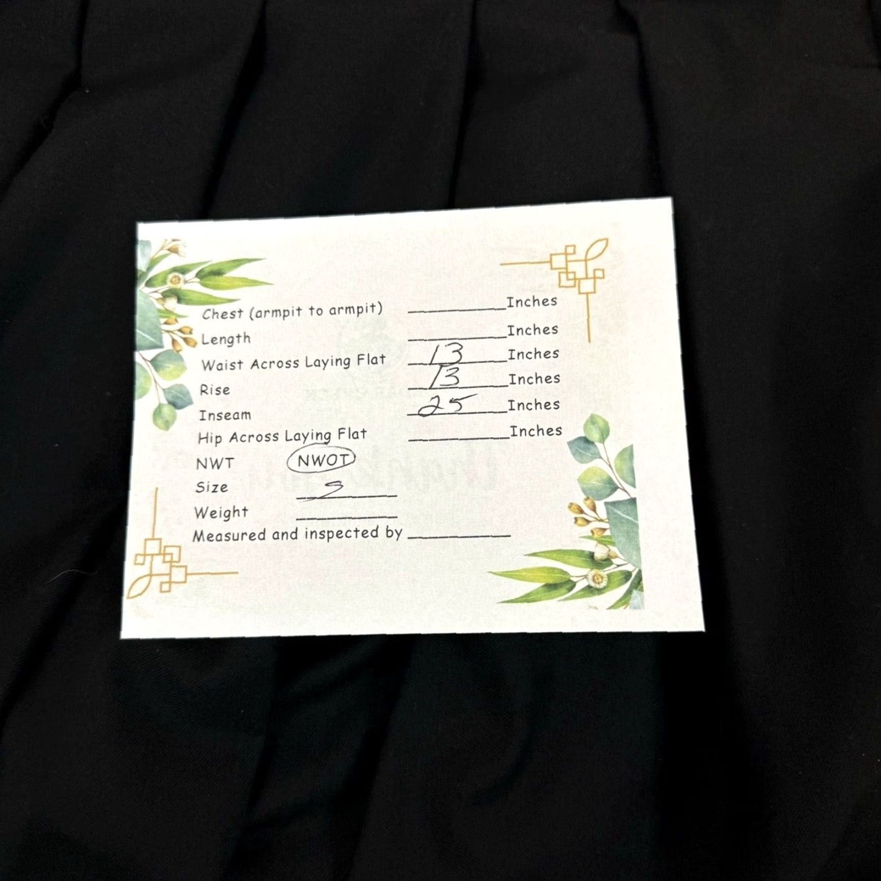 Vintage Commense Black Pleated Wide-Leg Dress Pants Women S Polyester Slacks Size S 90s City Preppy Business Casual Travel Pockets Size 28" / US 6 / IT 42 - 7 Thumbnail