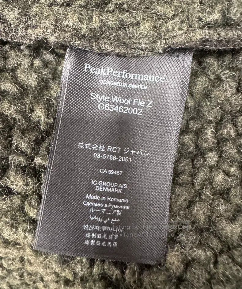 Nigel Cabourn Nigel Cabourn Thick Fleece Wool Blended Jacket Size US L / EU 52-54 / 3 - 7 Thumbnail