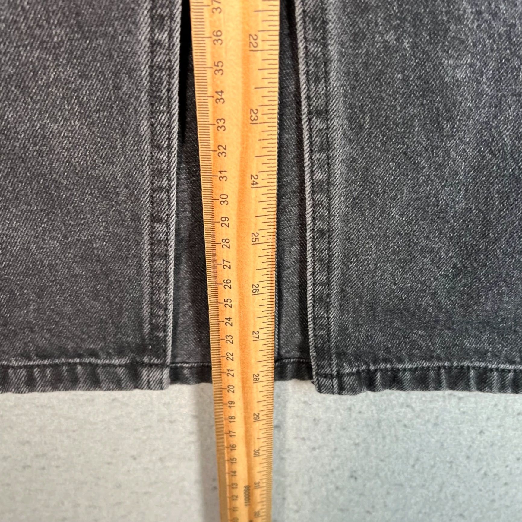 Other Forum Denim Skirt 26 Black Halle 90s Midi Womens Size 26" / US 2 / IT 38 - 7 Thumbnail