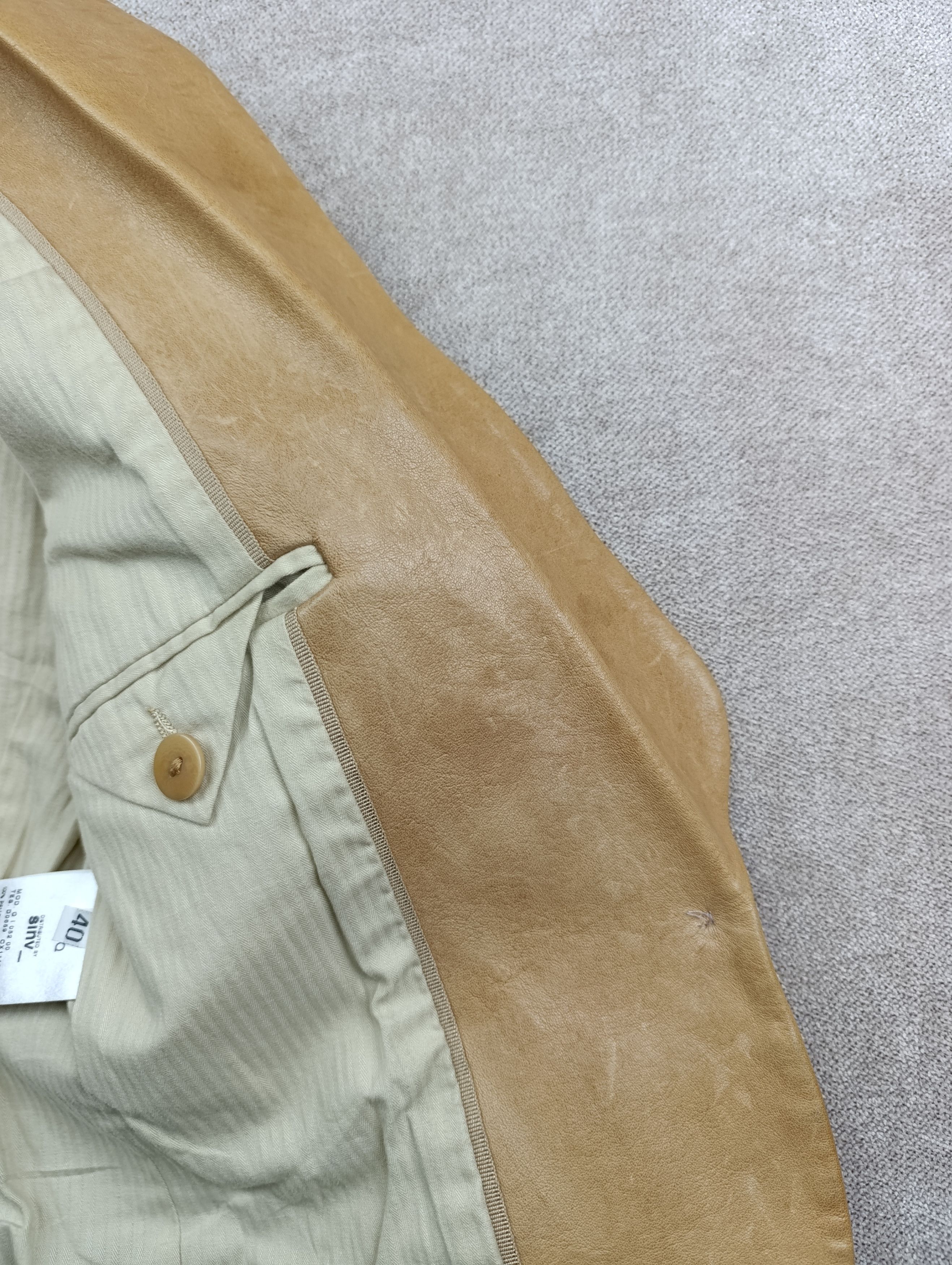 Alexander McQueen McQ Alexander McQueen Lamb Leather Blazer Jacket Size IT 40 Size S / US 4 / IT 40 - 20 Thumbnail