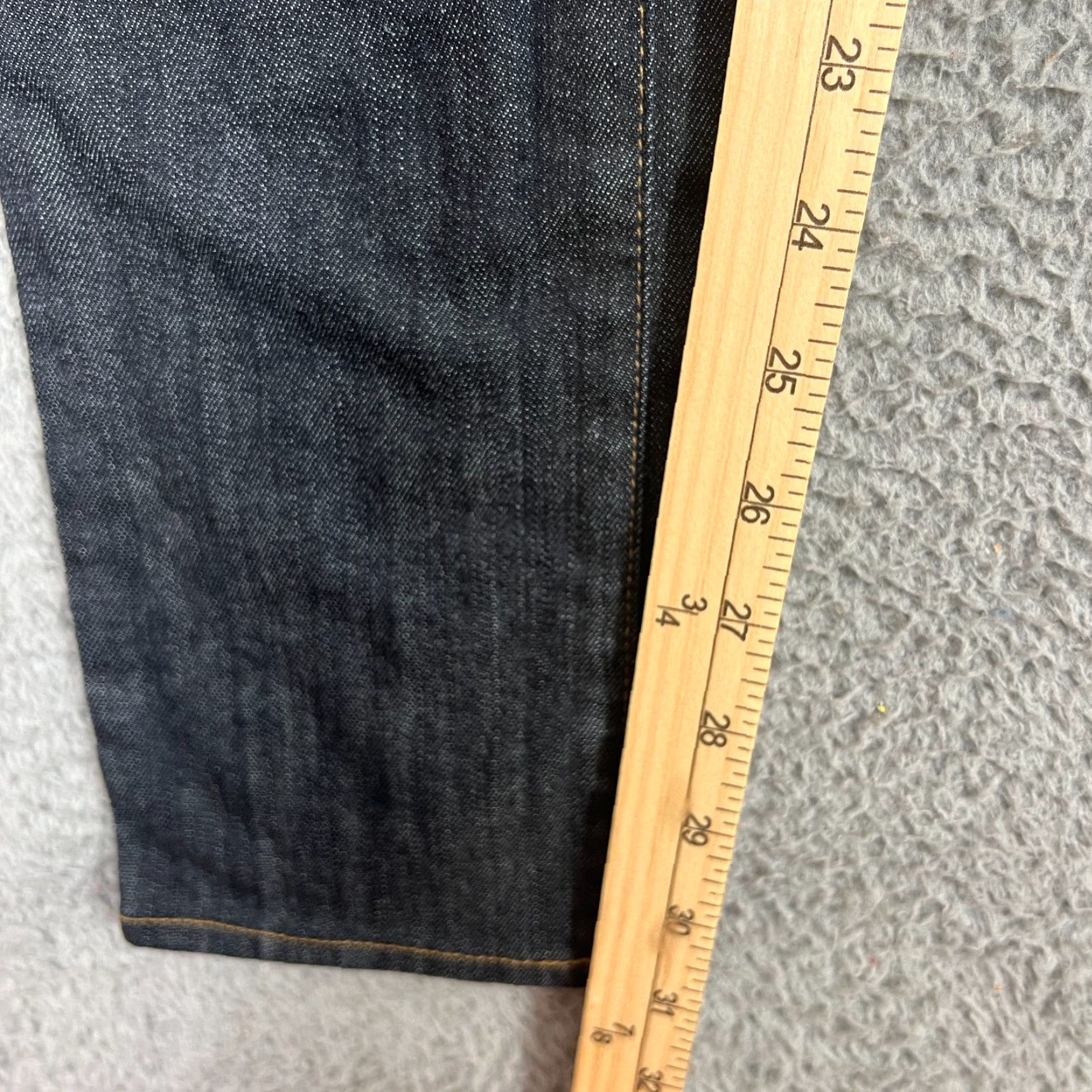 Juicy Couture VINTAGE Juicy Couture Jeans Womens 26 Low Rise Skinny Dark Blue Y2K Rhinestone Denim Size 26" / US 2 / IT 38 - 2 Thumbnail