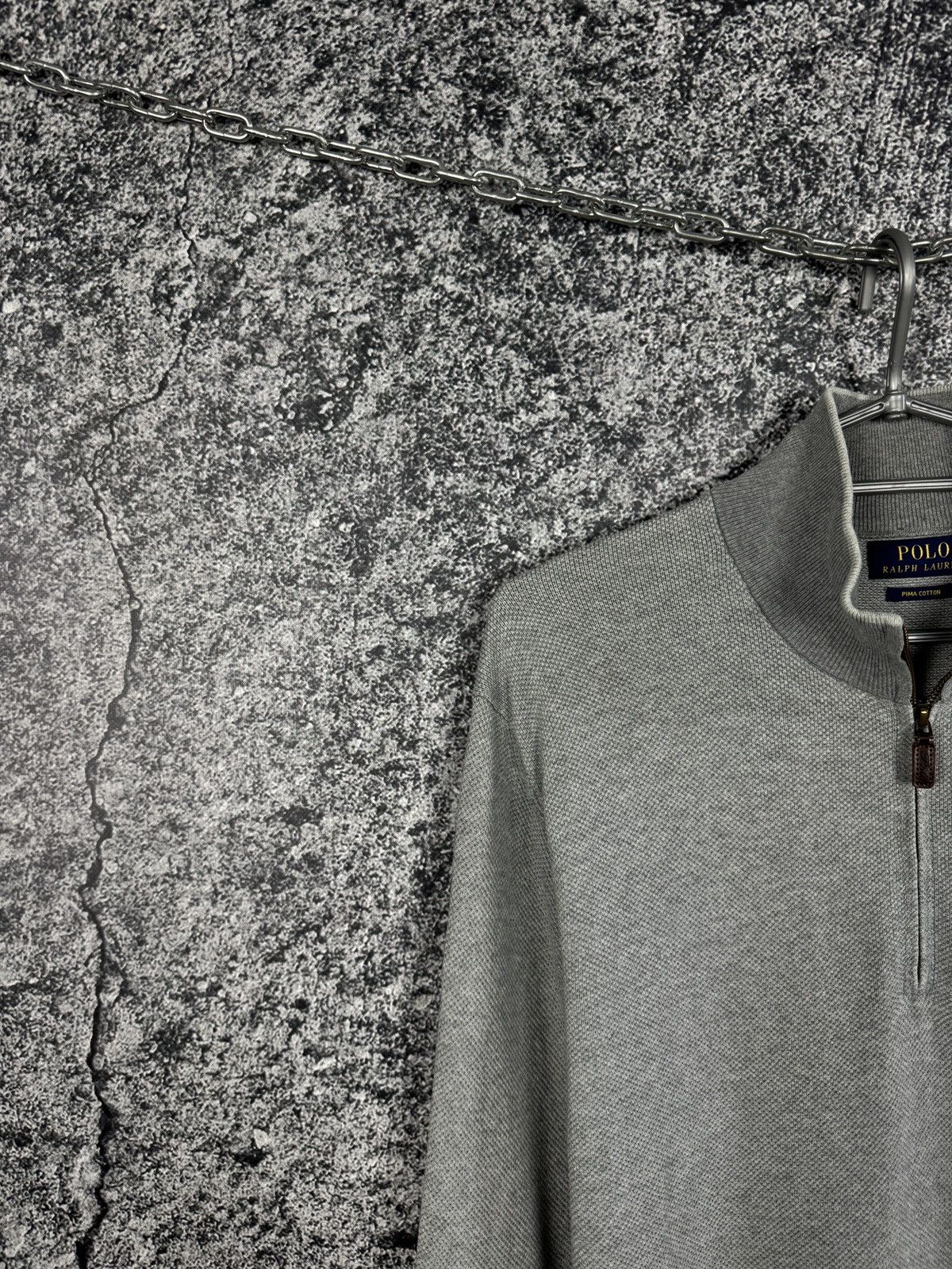 Polo Ralph Lauren Polo Ralph Lauren 1/4 Zip Pullover Pima Cotton Pony Logo XL Size US XL / EU 56 / 4 - 3 Thumbnail