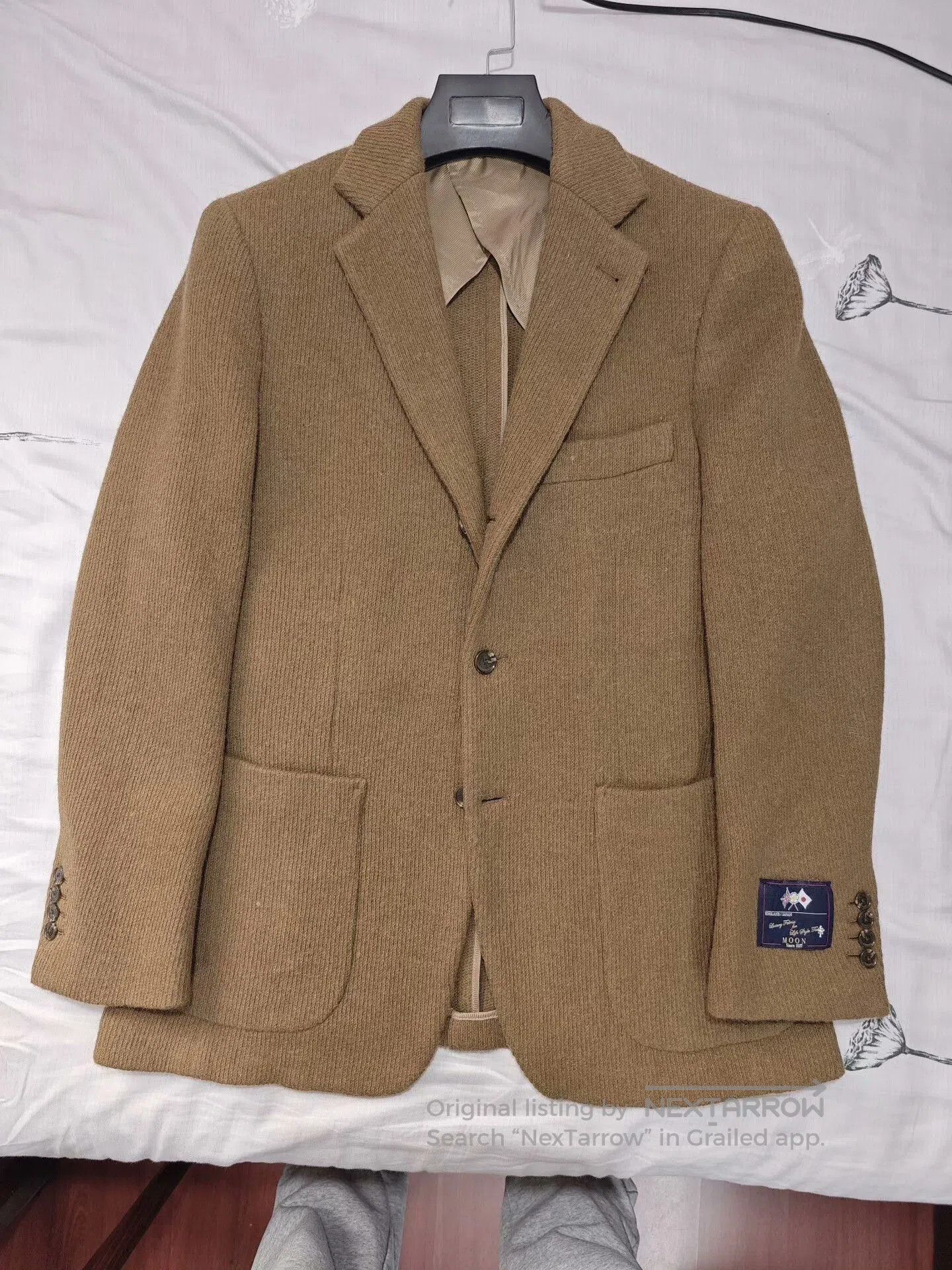 URBAN RESEARCH DOORS Moon Tweed Blazer Jacket. Size US M / EU 48-50 / 2 - 5 Thumbnail