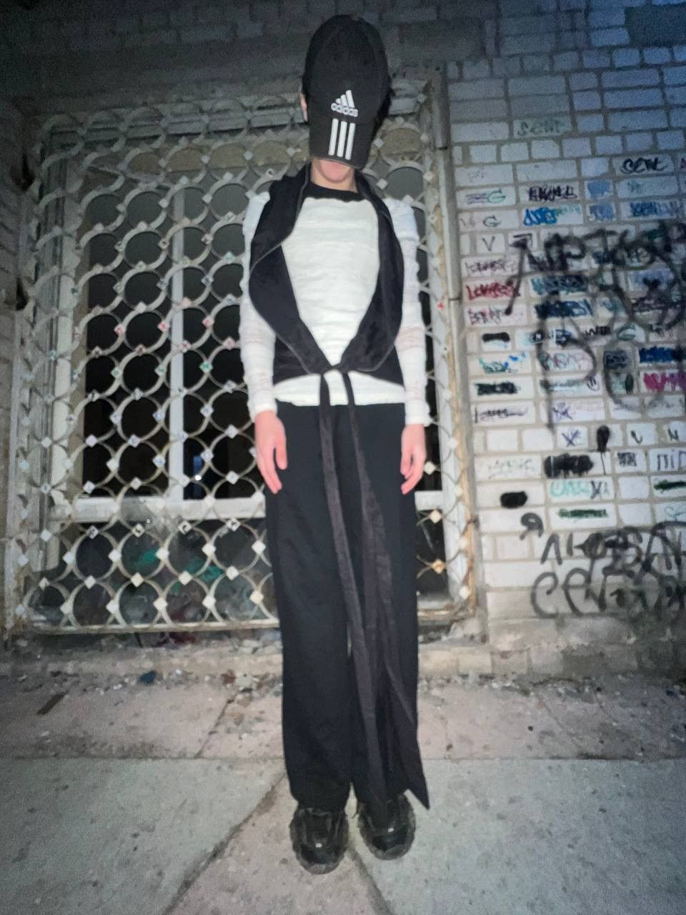If Six Was Nine Vintage Y2K Gothic Asymmetrical Owens Style Skirt Sat Japane Size US 26 / EU 42 - 6 Thumbnail