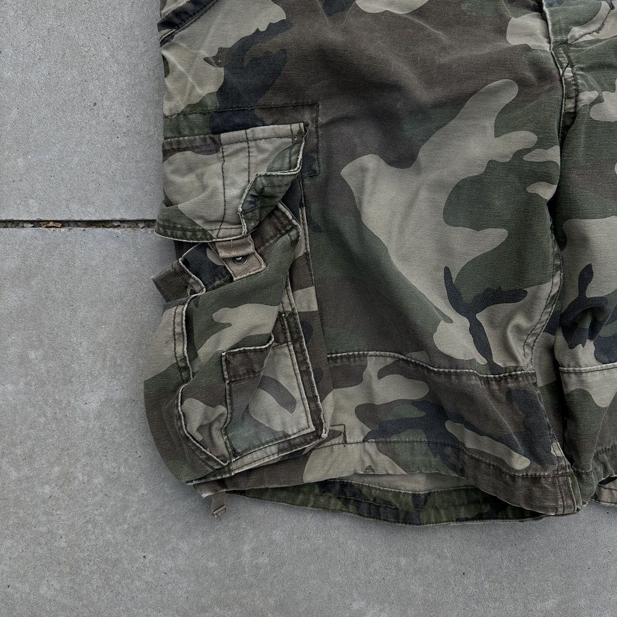 Other Vintage Japanese Style Camo Multi-pocket Shorts Y2K Army 00s Size US 36 / EU 52 - 6 Thumbnail